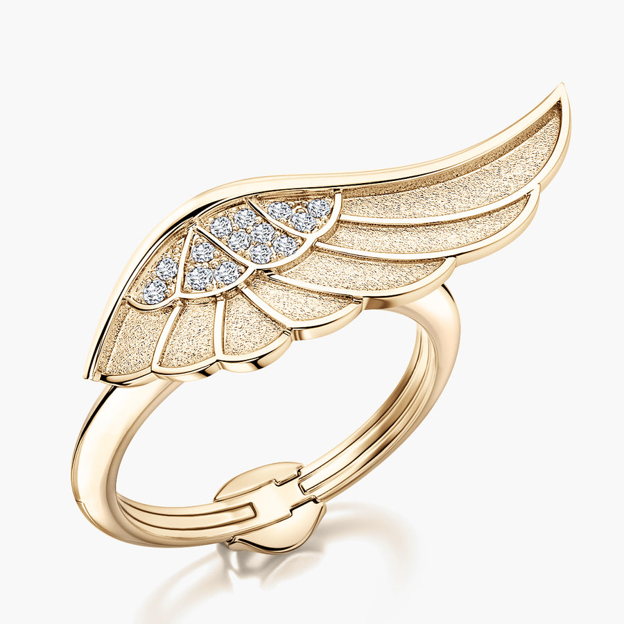 Classic ring & Charm Wing
