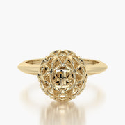 Classic ring & Charm Sun Core