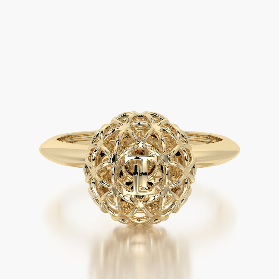 Classic ring & Charm Sun Core