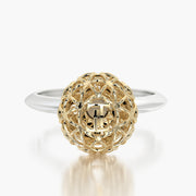 Classic ring & Charm Sun Core