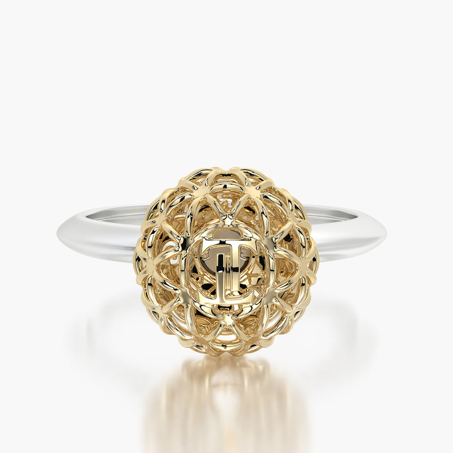 Classic ring & Charm Sun Core