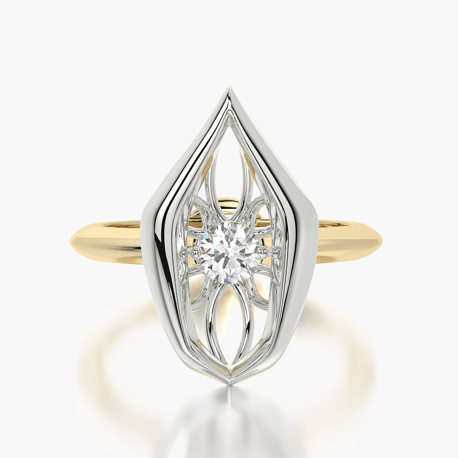 Classic ring & Charm Dancing Diamond