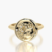 Classic Ring & Charm Scorpio