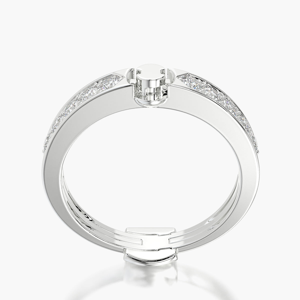 Channel Set ring