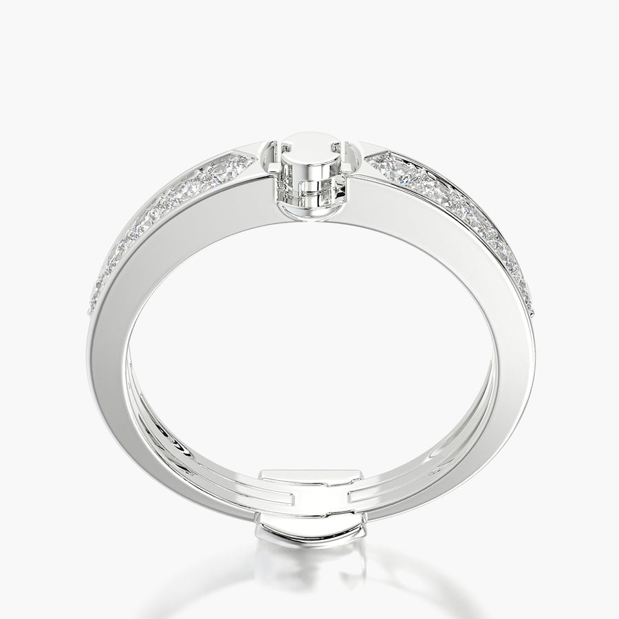 Channel Set ring