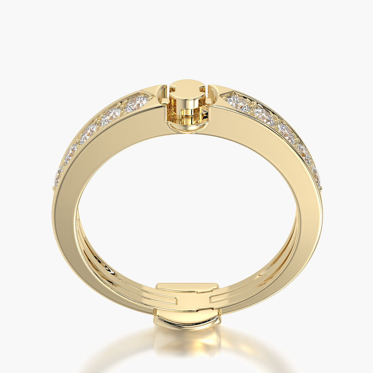 Channel Set ring