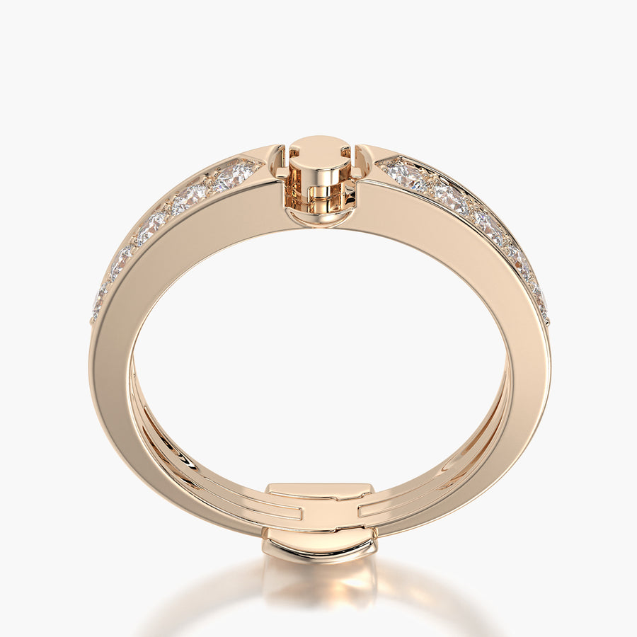Channel Set ring