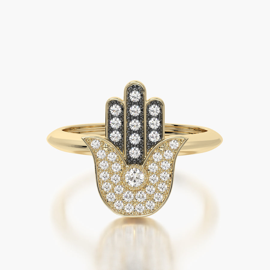 Classic ring & Charm Hand