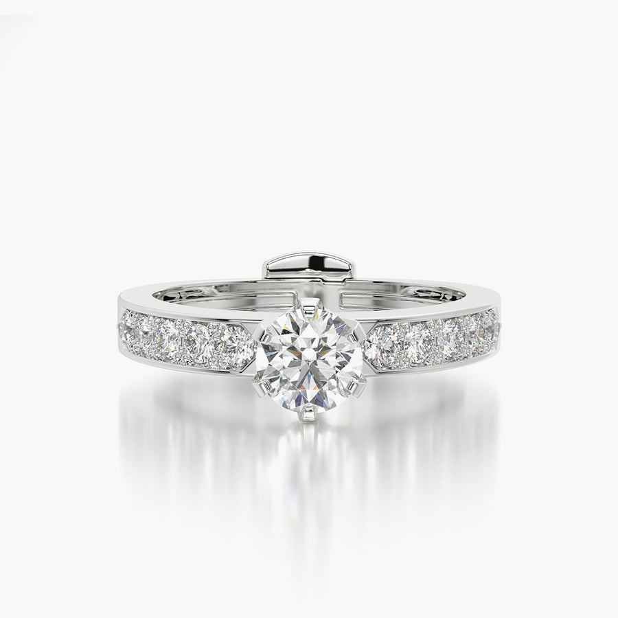 Channel Set TRing & Classic Six 0.5ct