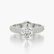Pave Dome TRing & Classic Six 0.7ct