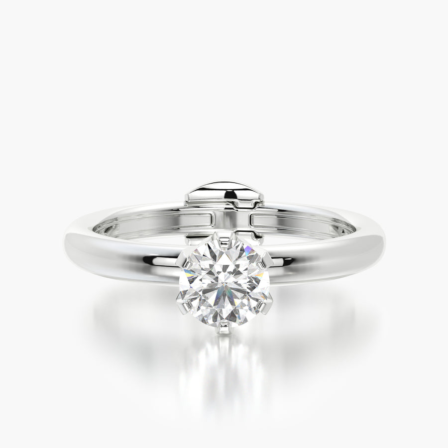 Rounded TRing & Classic Six 0.5ct