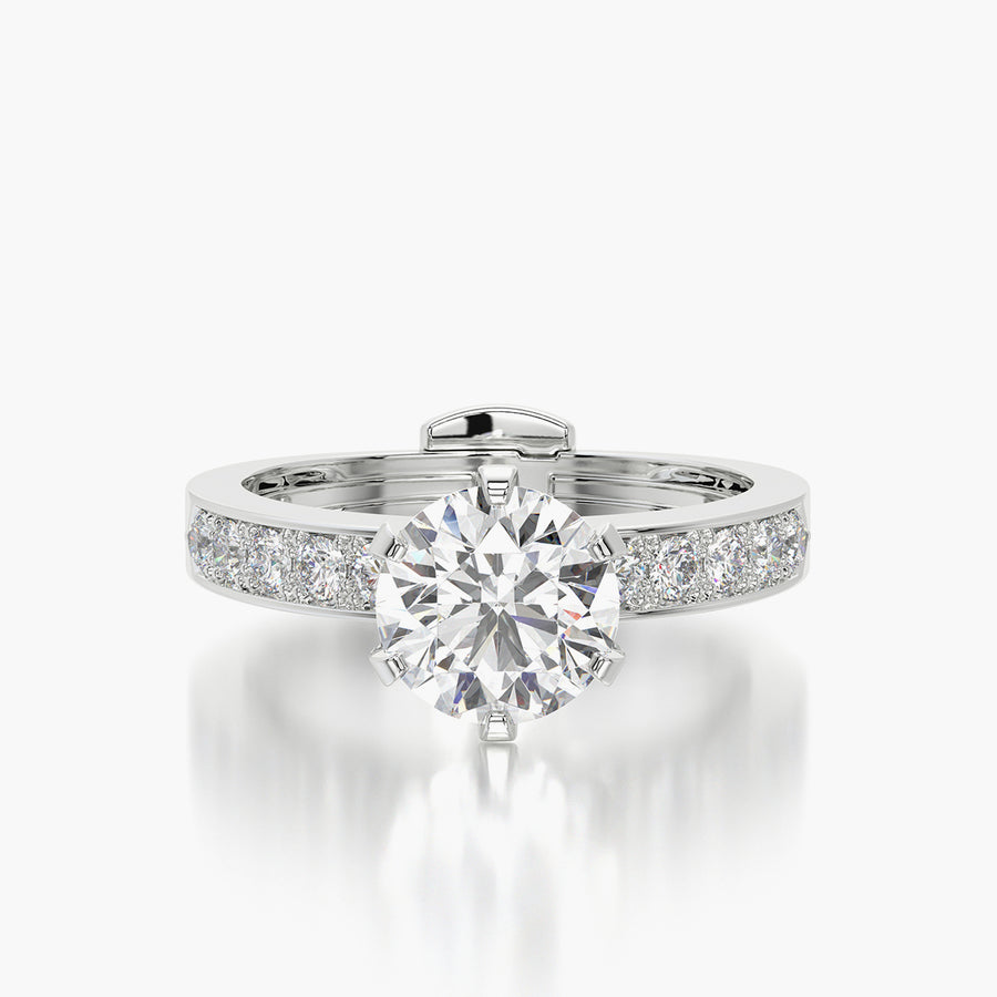 Channel Set TRing & Classic Six 1.5ct