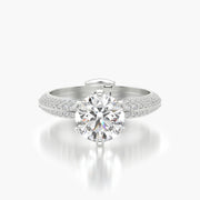 Pave TRing & Classic Six 1.5ct