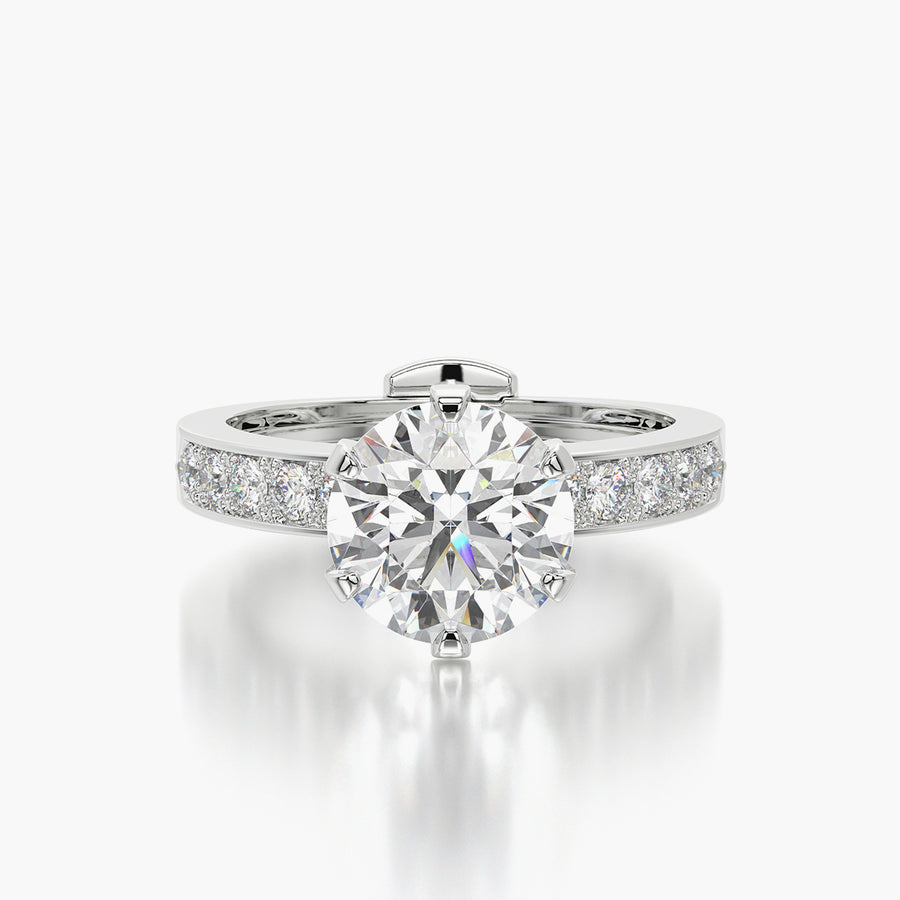 Channel Set TRing & Classic Six 2.08ct