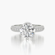 Pave Dome TRing & Classic Six 2.08ct