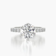 Side Stone TRing & Classic Six 2.08ct