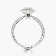 Pave Dome ring & Сharm The diamond sun