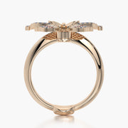 Classic ring & Charm Butterfly