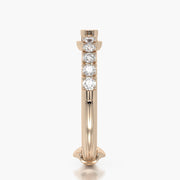 Side stone ring