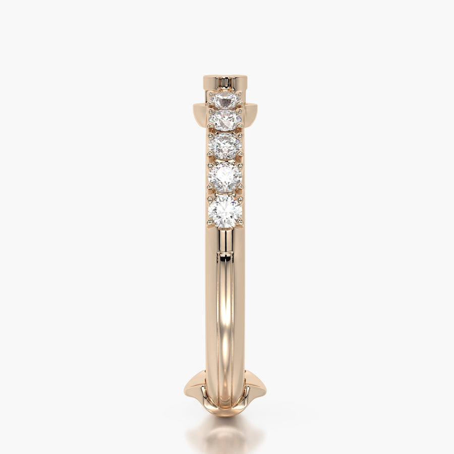 Side stone ring