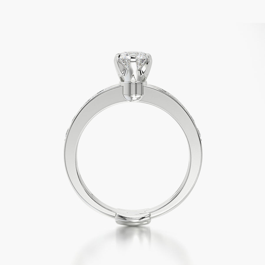 Channel Set TRing & Classic Six 0.5ct