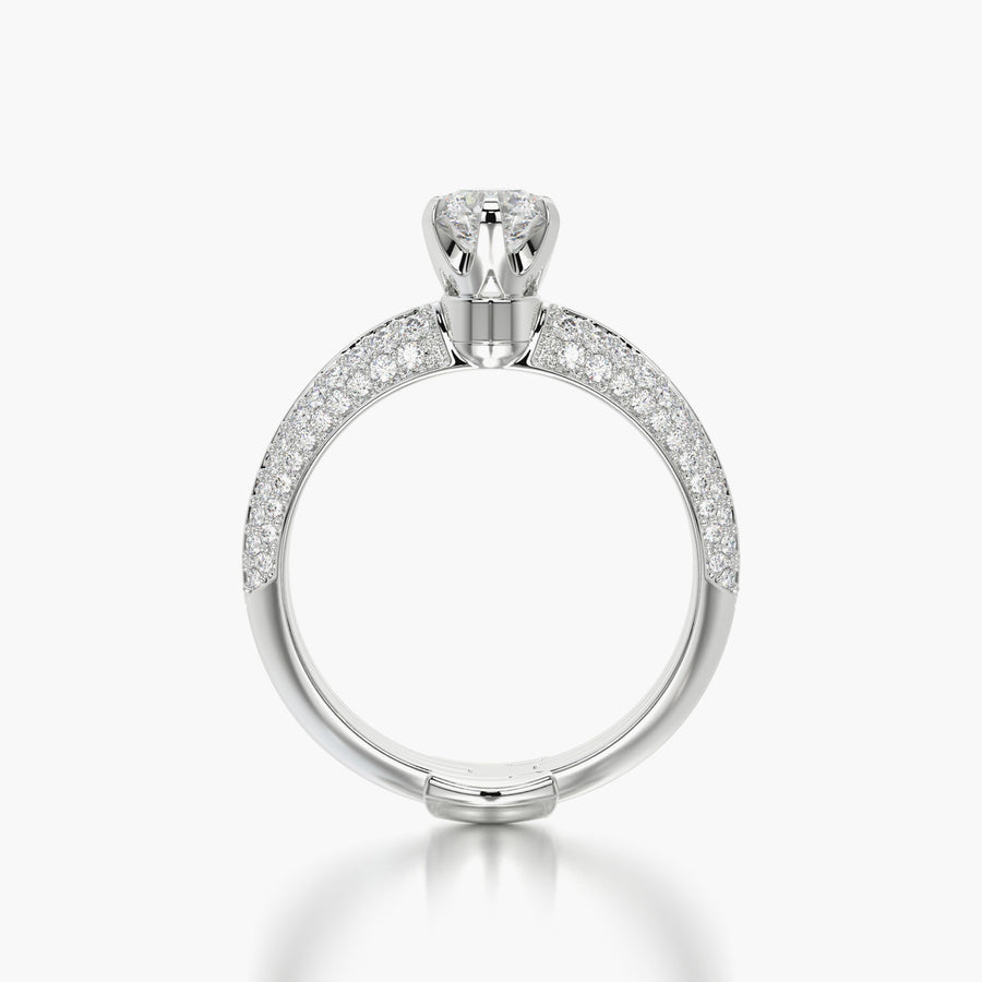 Pave TRing & Classic Six 0.5ct