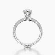 Pave Dome TRing & Classic Six 0.7ct