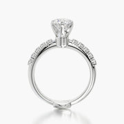 Side Stone TRing & Classic Six 1.0ct