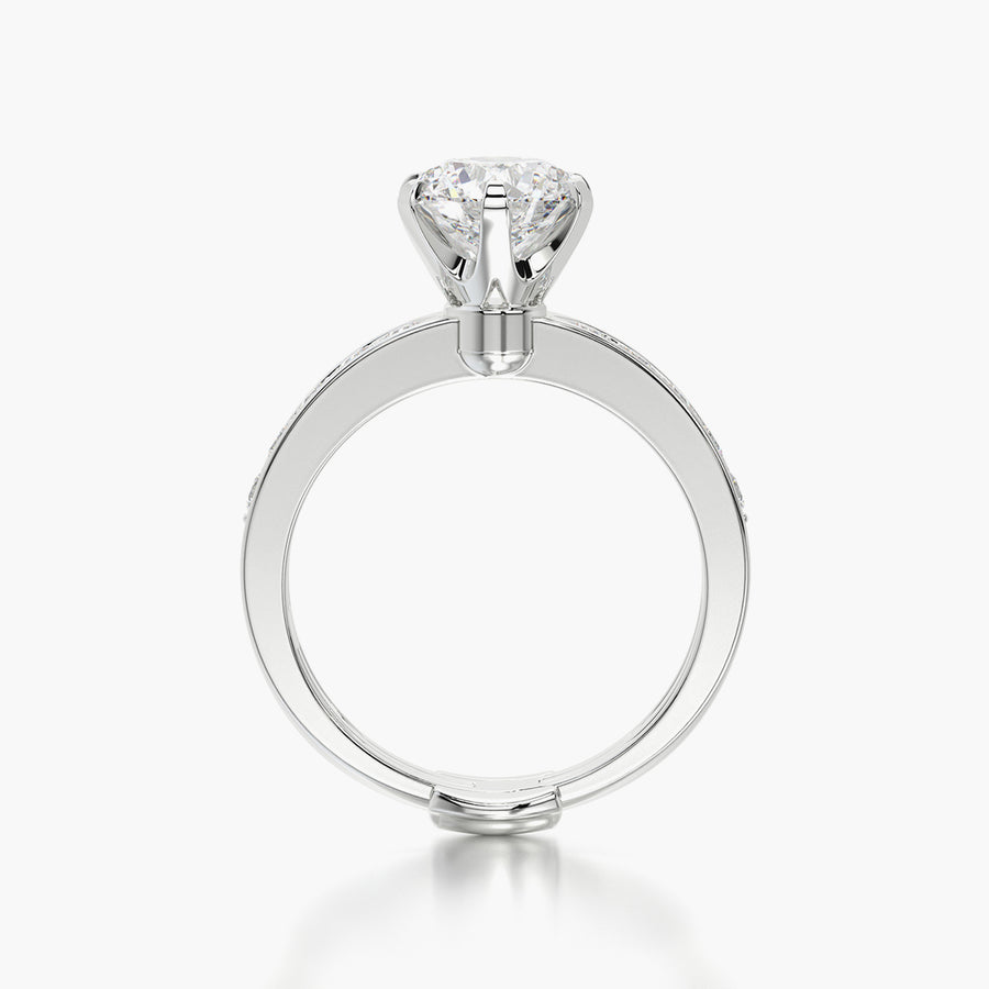 Channel Set TRing & Classic Six 1.5ct