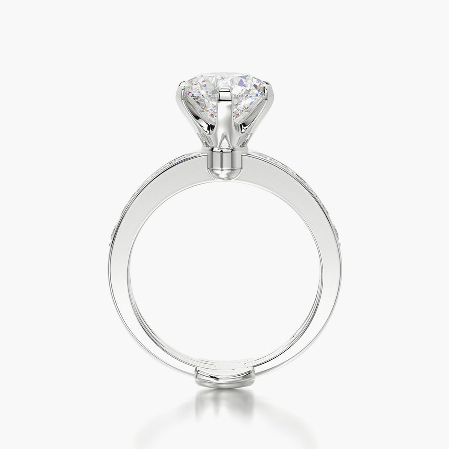 Channel Set TRing & Classic Six 2.08ct