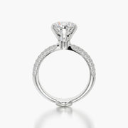 Pave Dome TRing & Classic Six 2.08ct