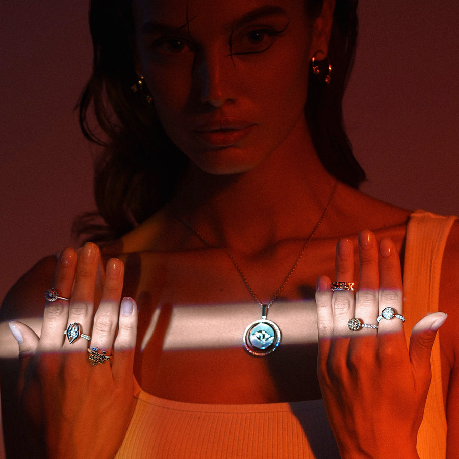 Rounded ring & Сharm Button