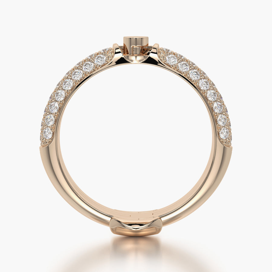 Pave Dome ring