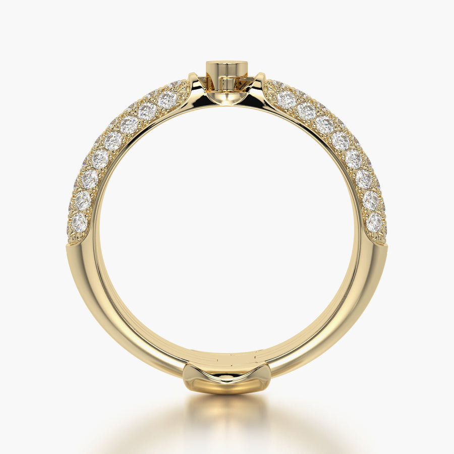 Pave Dome ring