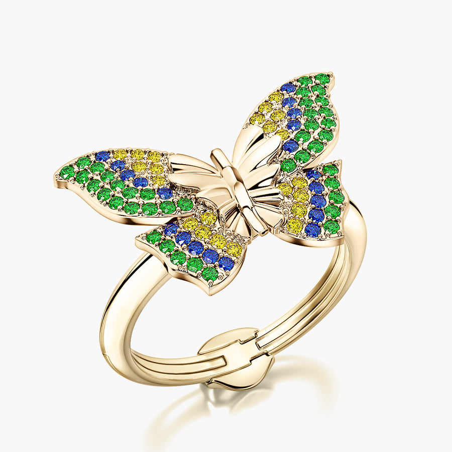 Charm Golden Butterfly
