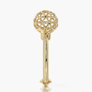 Classic ring & Charm Sun Core