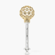 Classic ring & Charm Sun Core