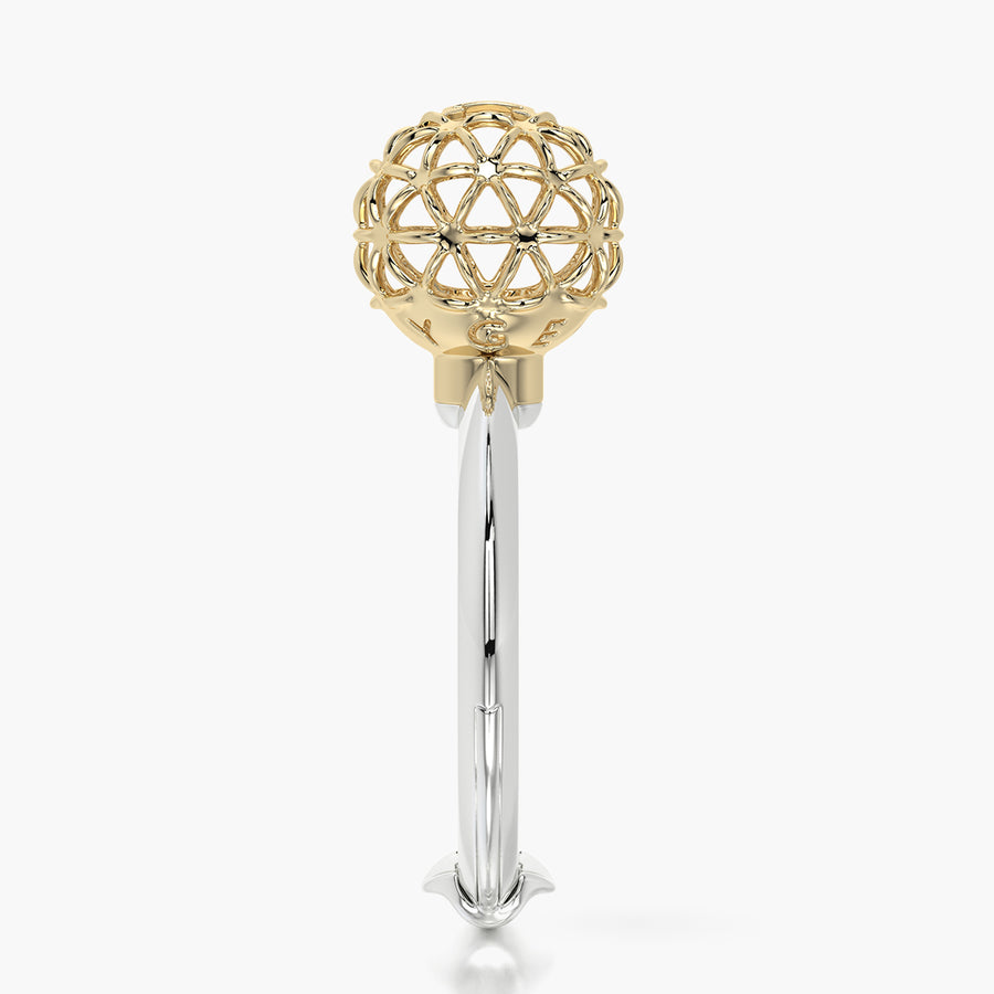 Classic ring & Charm Sun Core