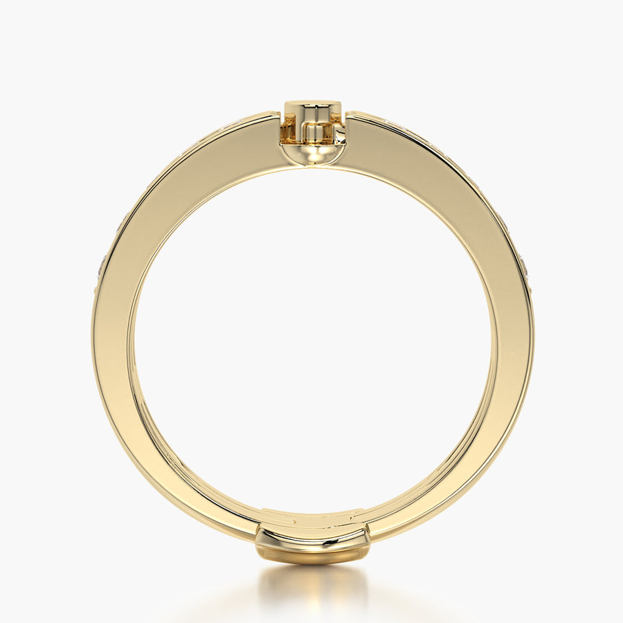 Channel Set ring