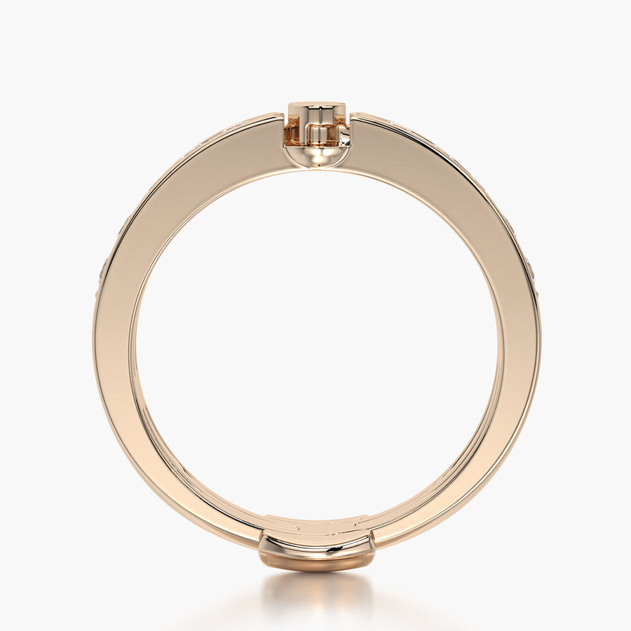 Channel Set ring