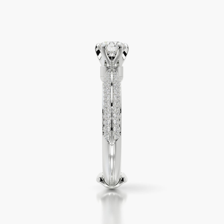 Pave TRing & Classic Six 0.5ct