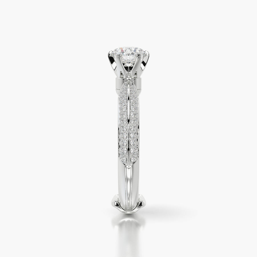 Pave TRing & Classic Six 0.7ct