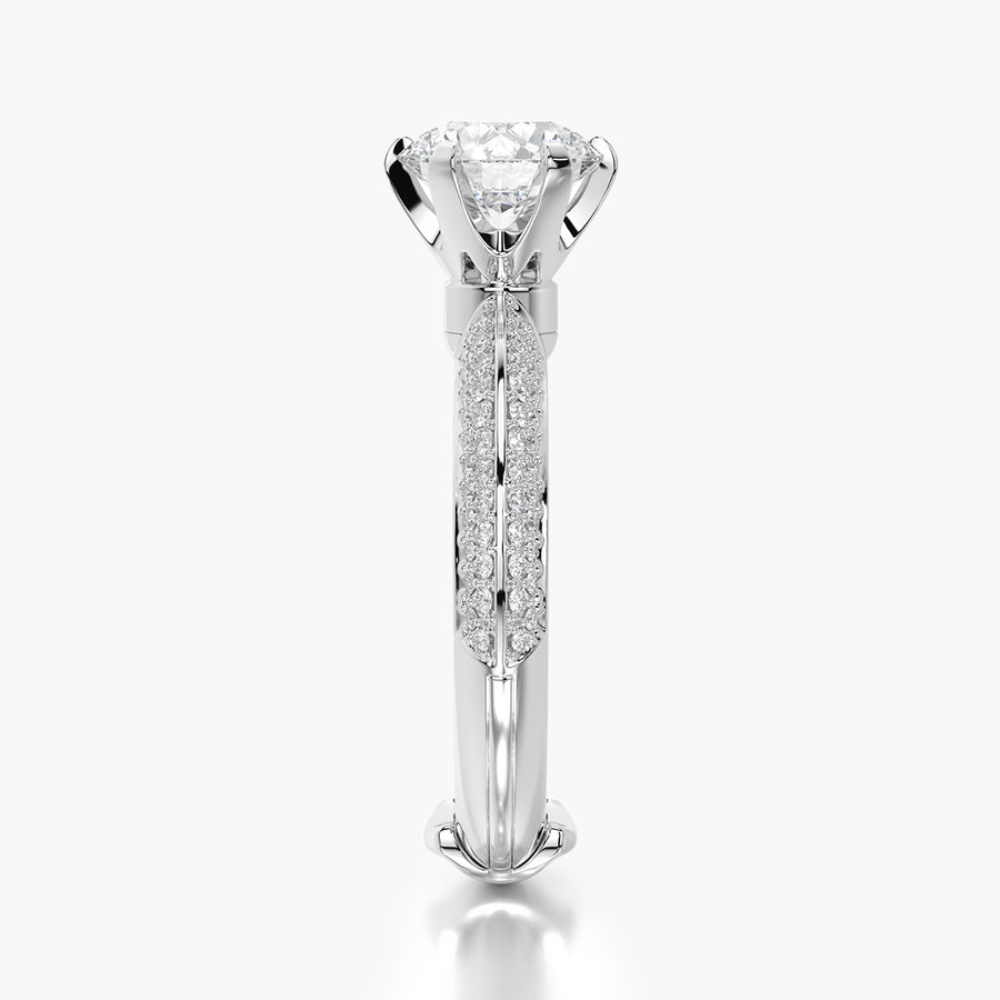 Pave TRing & Classic Six 1.5ct