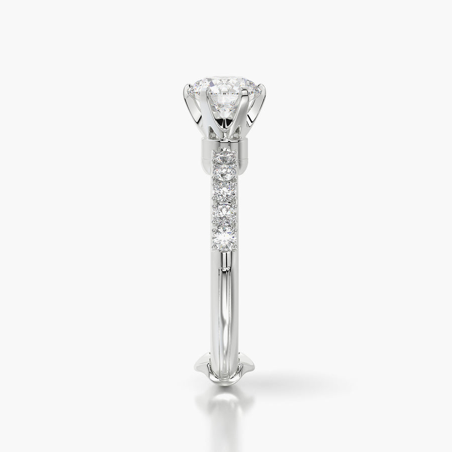 Side Stone TRing & Classic Six 1.5ct
