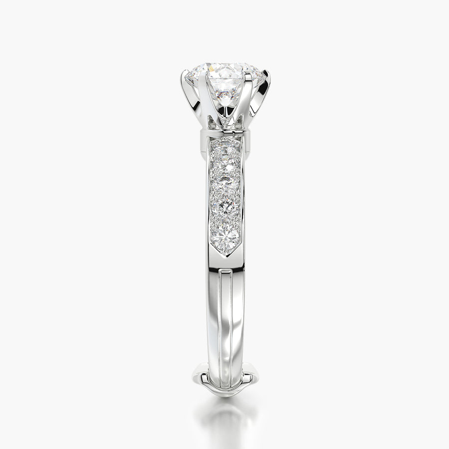 Channel Set TRing & Classic Six 1.0ct