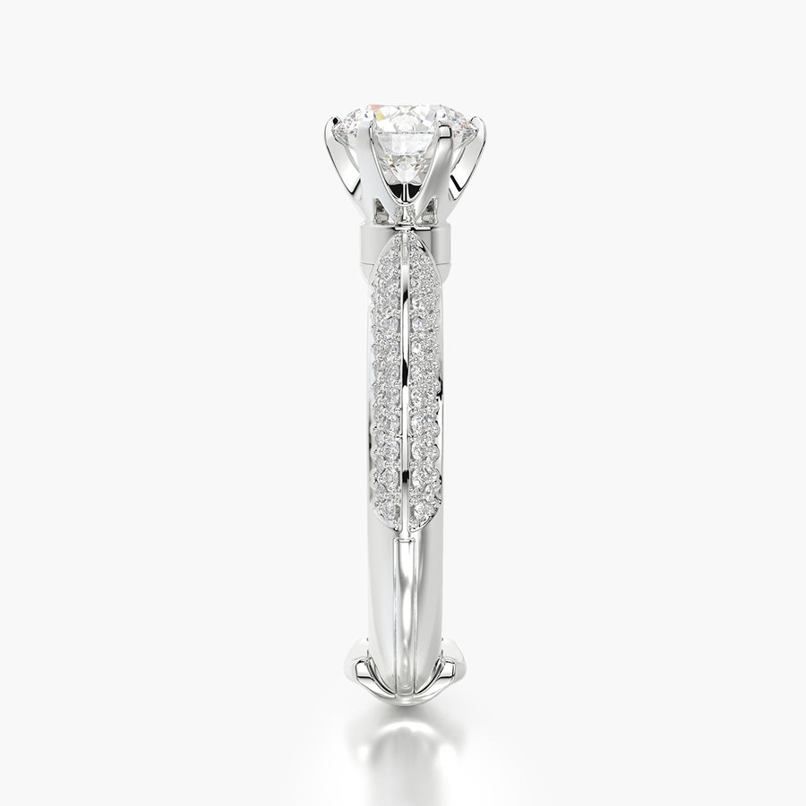 Pave TRing & Classic Six 1.0ct