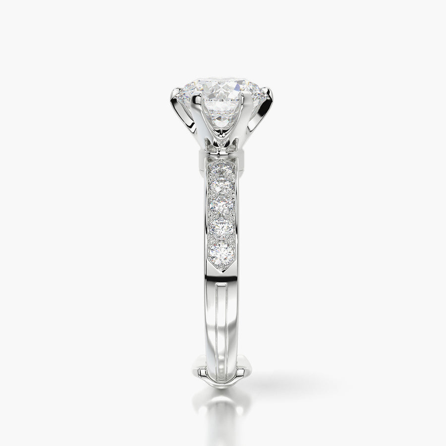 Channel Set TRing & Classic Six 2.08ct