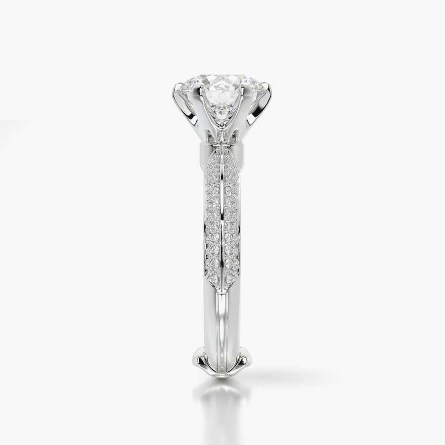 Pave TRing & Classic Six 2.08ct