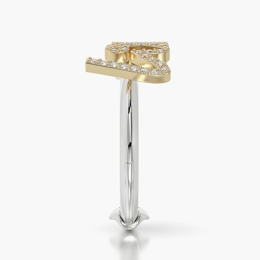 Classic ring & Charm Love