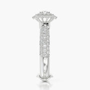 Pave Dome ring & Сharm The diamond sun
